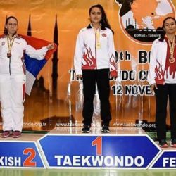 Aleyna Akçay, tekvandoda Balkan Şampiyonu oldu