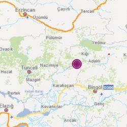 Bingöl'de 5,2 büyüklüğünde deprem