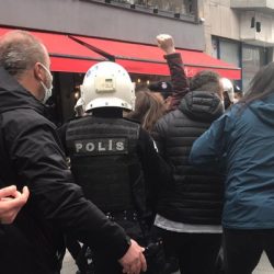 Boğaziçi öğrencilerinin eylemine polis müdahalesi: Gözaltılar var!