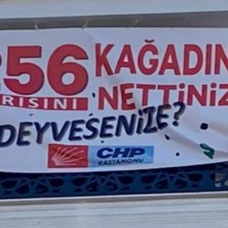 CHP'nin "256 kağadın yarısını nettiniz?" afişi de kaldırıldı