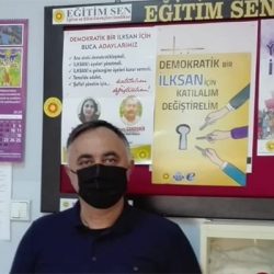 Eğitimcilerden siyah maskeli protesto: Aşı lütuf değil