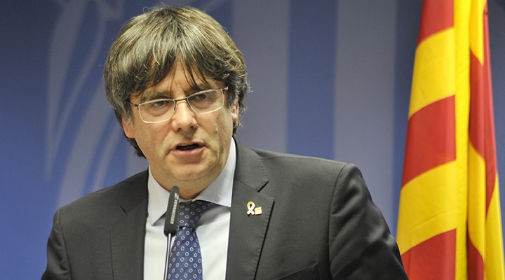 Eski Katalonya Özerk Hükümet Başkanı Puigdemont gözaltına alındı