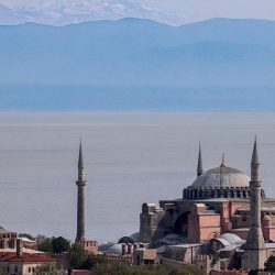Havası temizlenen İstanbul'dan Uludağ'ın zirvesi görüldü
