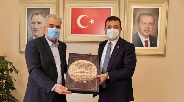 İmamoğlu'ndan AKP İstanbul İl Başkanı Kabaktepe'ye ziyaret: 'Başarılar diledim'