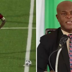 Interpol'ün aradığı Surinamlı siyasetçi, resmi futbol maçında oynadı