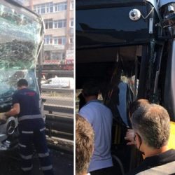 İstanbul'da metrobüs kazası: 24 yaralı