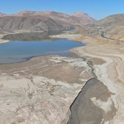 Kuraklık: Zernek Barajı'ndaki su seviyesi son yılların en düşük seviyesinde