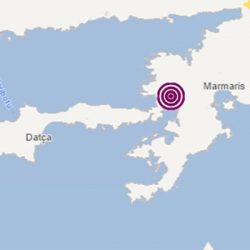 Marmaris'te 3,8 büyüklüğünde deprem