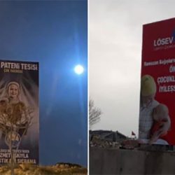 MHP'li belediye, lösemili çocuklar için asılan afişleri kaldırttı