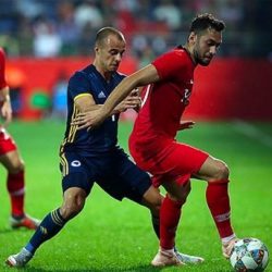 Rize'de oynanan Türkiye-Bosna Hersek maçı golsüz bitti